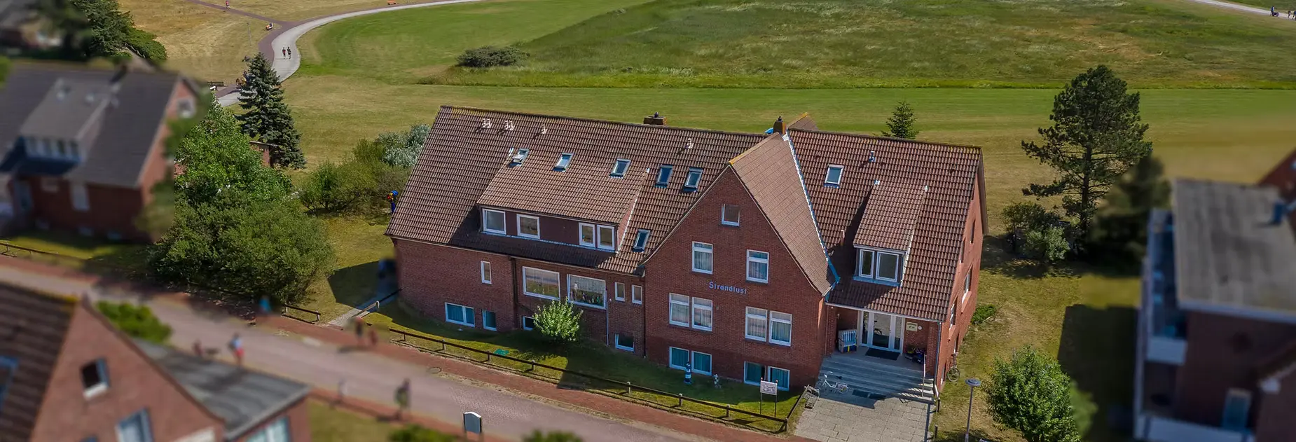 Ferienhaus Strandlust auf Baltrum - Außenansicht
